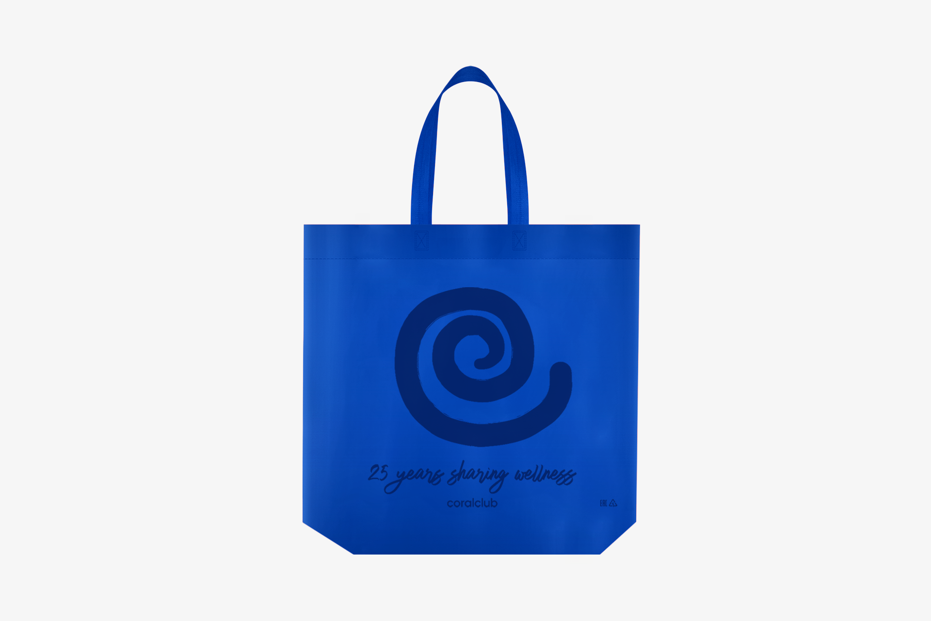 Tragetasche aus Spinnvlies, blau