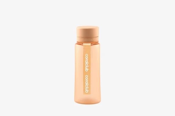 Trinkflasche coralclub, beige